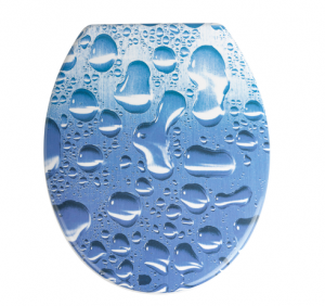 Asiento inodoro agua