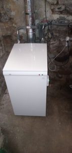 caldera de gasoil en pueblo de la rioja